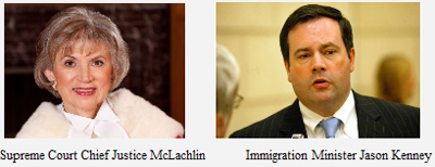 加拿大司法独立:最高法院首席大法官vs移民部长康尼