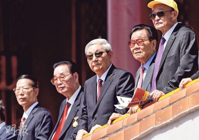 元老云集天安门:见证习手握最高权力(图)