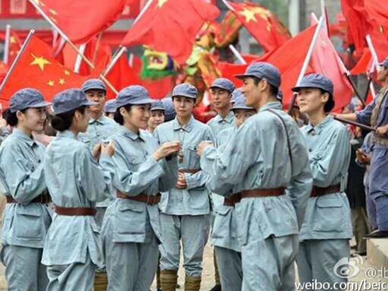 日产电视剧罕见剧情:日军女护士穿上八路军装