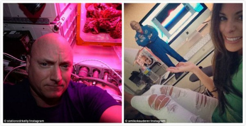 最遥远的异地恋!宇航员太空与地球上女友秀恩爱