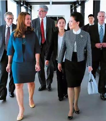 比尔·盖茨:我眼中的习近平和彭丽媛(图)