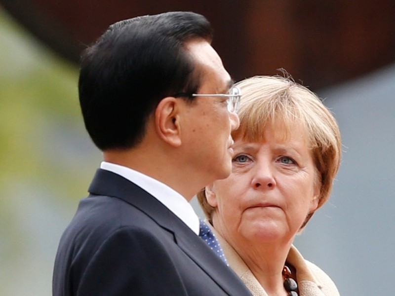 中国对德热情不再 默克尔访华艰难?(图)