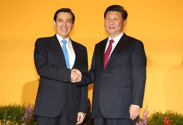 习近平马英九在新加坡进行历史性握手(高清组图)