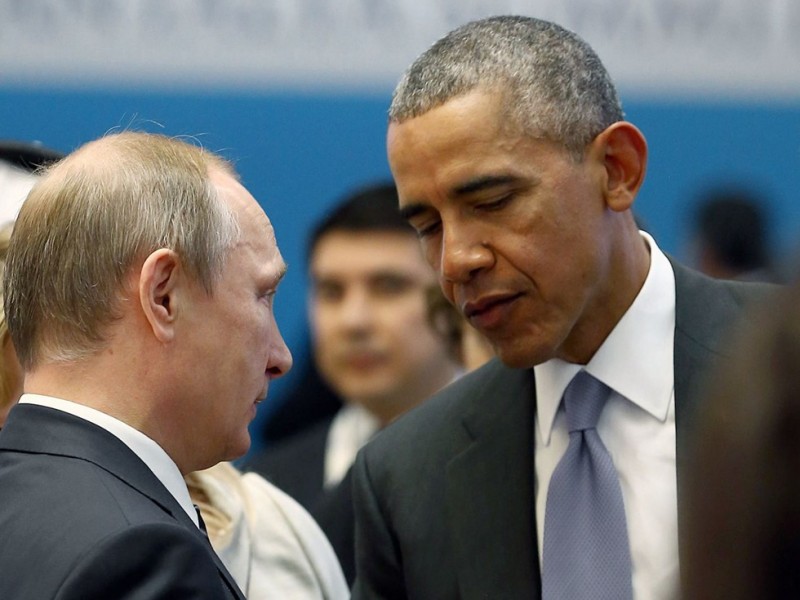 美俄联手是游戏?奥巴马称阿萨德必须下台(图)