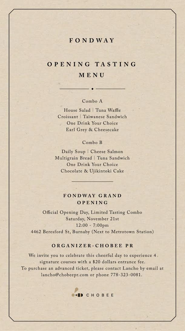 Fondway咖啡馆盛大开幕