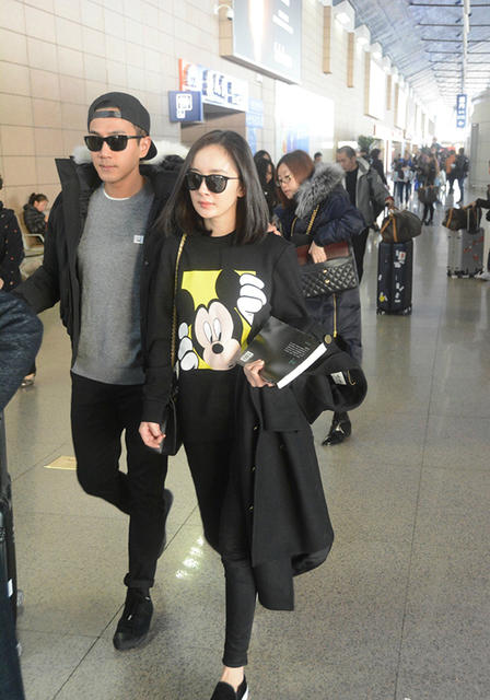 谁还敢说杨幂刘恺威婚变!看小俩口好着呢(组图)