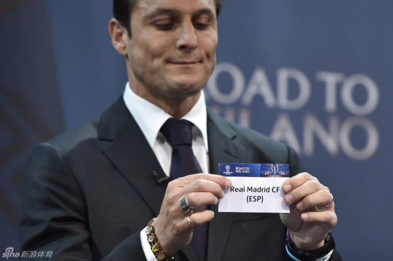 欧冠抽签有猫腻? 仔细看萨内蒂这手…(图)