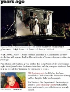 诡异！美民宅隔63年又失火 最小罹难者都是4岁