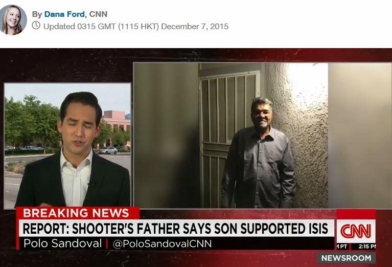 加州血案枪手父:儿认同IS,誓灭以色列(图)