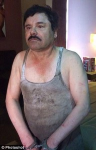 墨西哥大毒枭越狱半年落网 因迷恋女影星(组图)