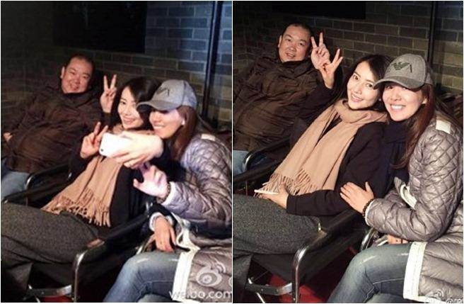 赵又廷要当爸了?高圆圆围巾遮肚露孕味(组图)