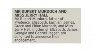 她21岁搞定滚石主唱 生两超模女儿59岁征服默多克