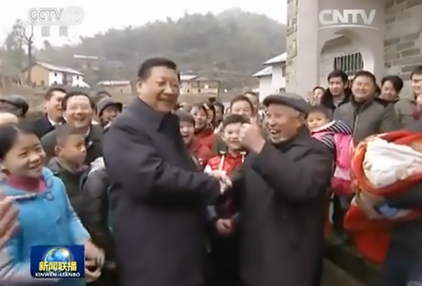 75岁村民点赞习近平:你呀,干得不错嘞!(图)