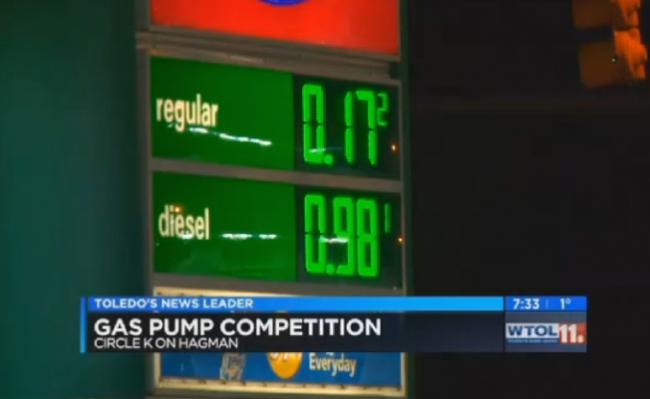 每加仑17分钱！俄亥俄州油价打响割喉战(图)