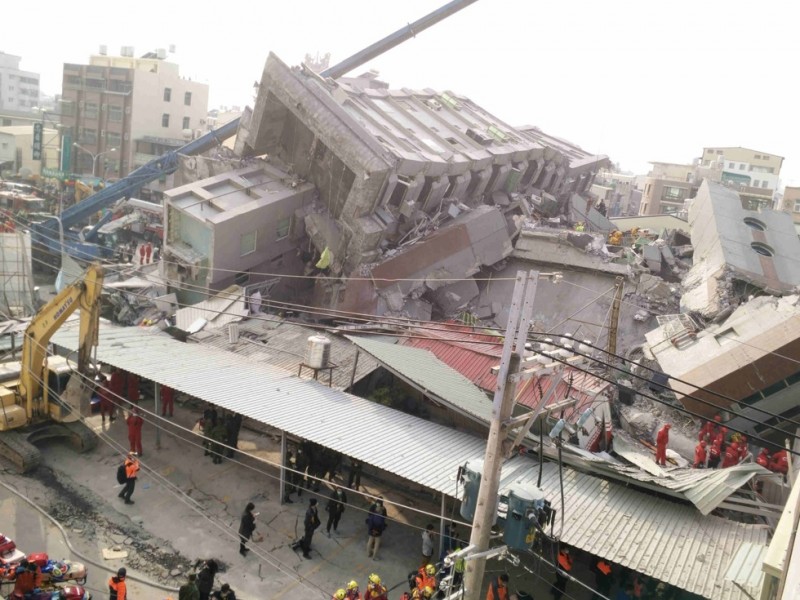 最新统计:台湾地震已造成14死484伤(图)