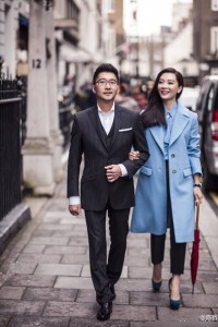 陈数与老公伦敦街头拍大片 挽手同行甜蜜十足(图)