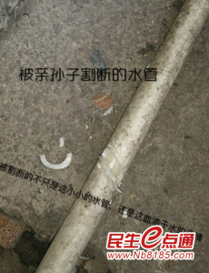 九旬老人遭亲孙子断水断电 连喝五天河水(组图)