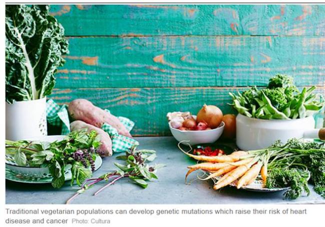 康奈尔大学研究：吃素恐增加癌症风险(图)