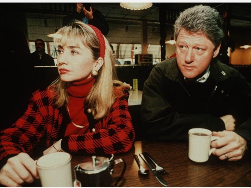 克林顿昔日韵事被揭 曝希拉里曾堕胎数次(图)