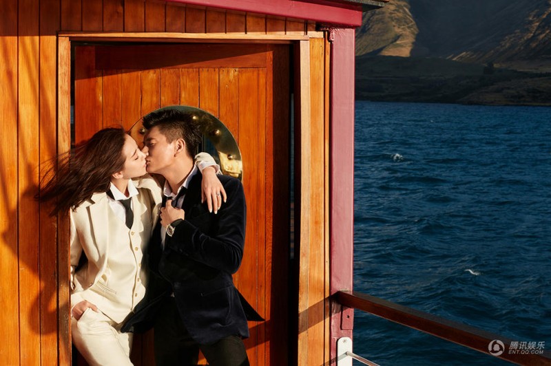 将甜蜜进行到底!隆诗新一拨婚纱照曝光(高清图)