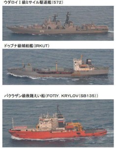 日本自卫队出手:直奔九州岛附近中俄海军舰艇(图)