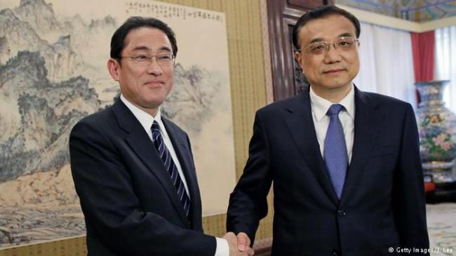 德国之声:日本外相“如愿”见到李克强