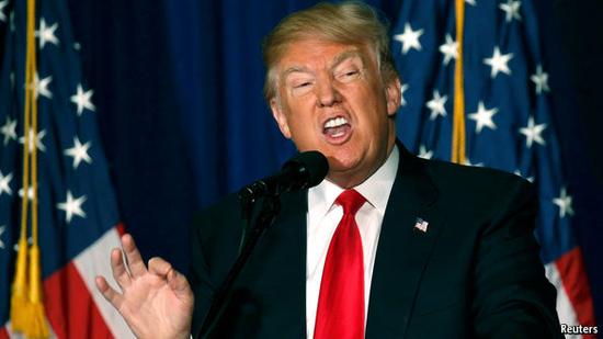 特朗普:当美国是最强大国家,世界将更为和平