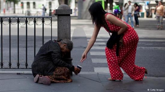 报告:中国穷人迅速减少 欧美却在增加(图)