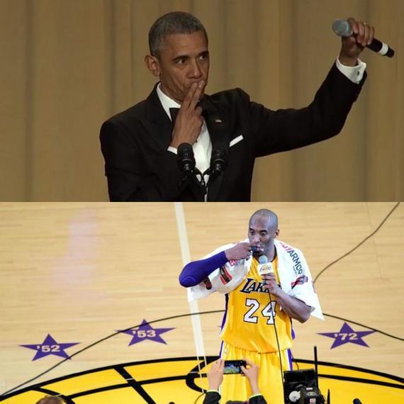 视频:奥巴马最后一次白宫记者晚宴 耍帅致敬科比