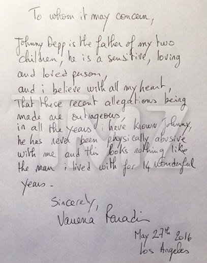 旧爱发亲笔信力挺德普:从没对我动过粗(图)