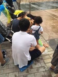 上海迪士尼游客不文明行为:插队、乱丢垃圾等(图)