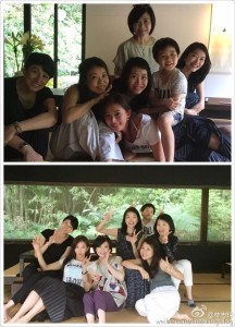 林志玲晒与友人喝茶照片 气质优雅知性美(图)