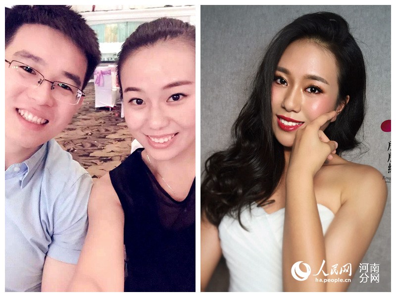 河南情侣暴雨中的婚礼走红:只有你就好(图)