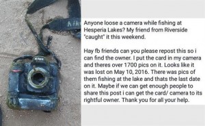 南加女子钓鱼竟钓上单反 钩出背后一宗凶案(组图)