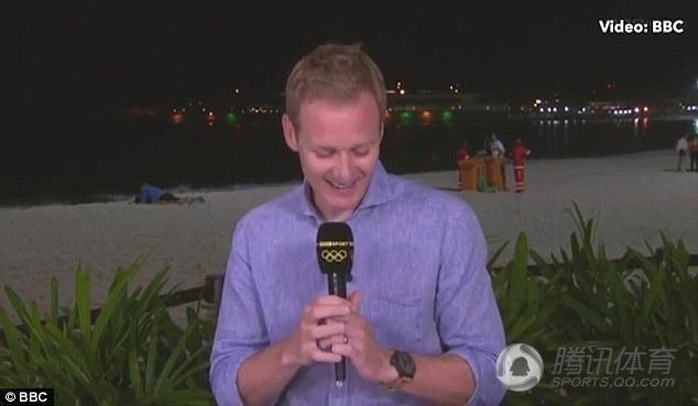 囧!英国奥运直播 背景惊现海滩激情(组图/视频)