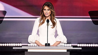 主张反移民政策?特朗普妻子被疑是难民(图)