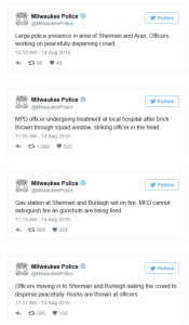 又有警察枪杀黑人 美数百人砸警车纵火引骚乱(图)