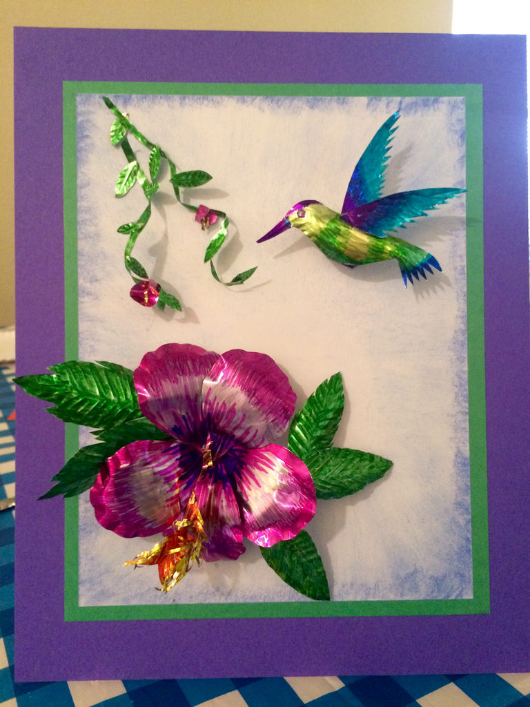 好玩的手工艺术-墨西哥锡纸浮雕