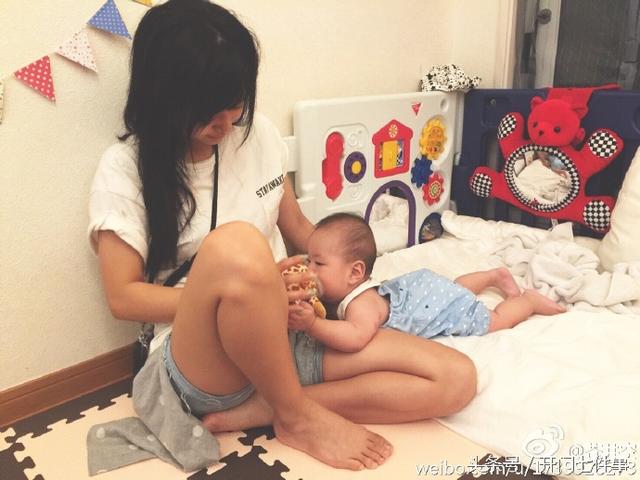 苍井空发和宝宝温馨照片 网友的评论各种亮!