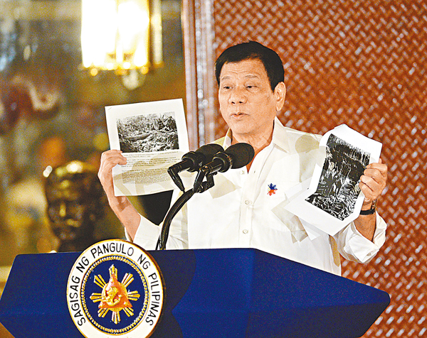 嫌美国累事? 菲律宾总统︰向华购武 美军走开