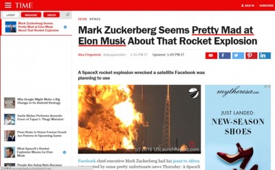 卫星被炸烂 扎克伯格大发雷霆:这不是钱的问题!