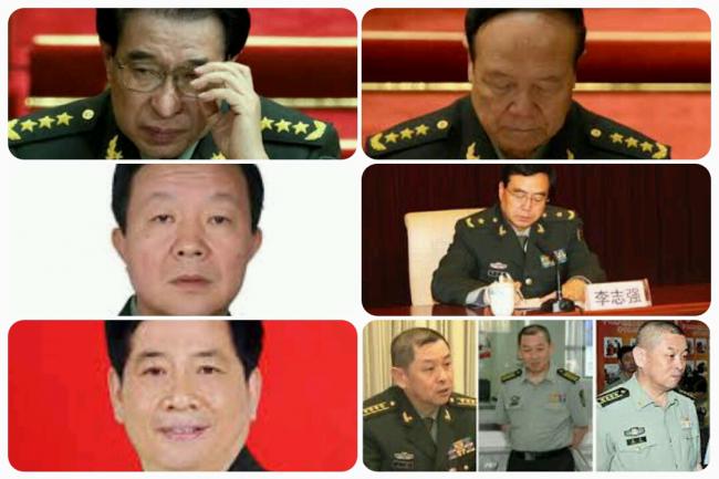 八卦:习近平猛下狠手 这1周抓了37名将军(图)