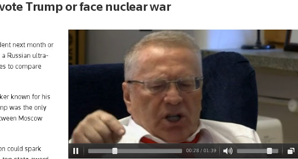 普京盟友放话:要嘛选川普 要嘛核子开战!(视频)
