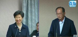 七常委是谁？陆委会主委张小月答不出 (组图)