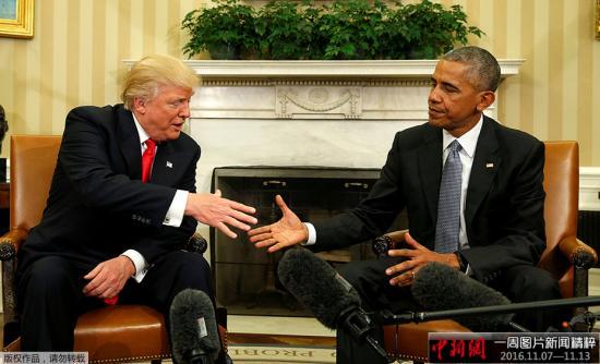 特朗普称权力交接进展顺利 新政府人事或将敲定