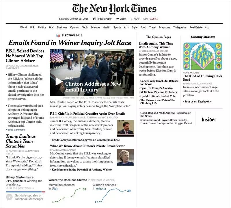 美国媒体真的就这样一边倒挺希拉里黑川普吗?