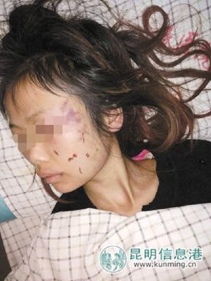 女子被误当小三,下体惨遭蹂躏大小便失禁(图)