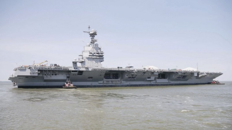 简氏:美国福特号超级航母测试即将完成 (组图)