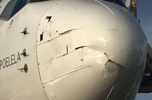 无人机闯祸了?波音客机降落时疑与无人机相撞