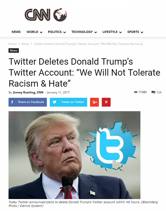 推特封了川普的账号?看看美国人的造假套路多深